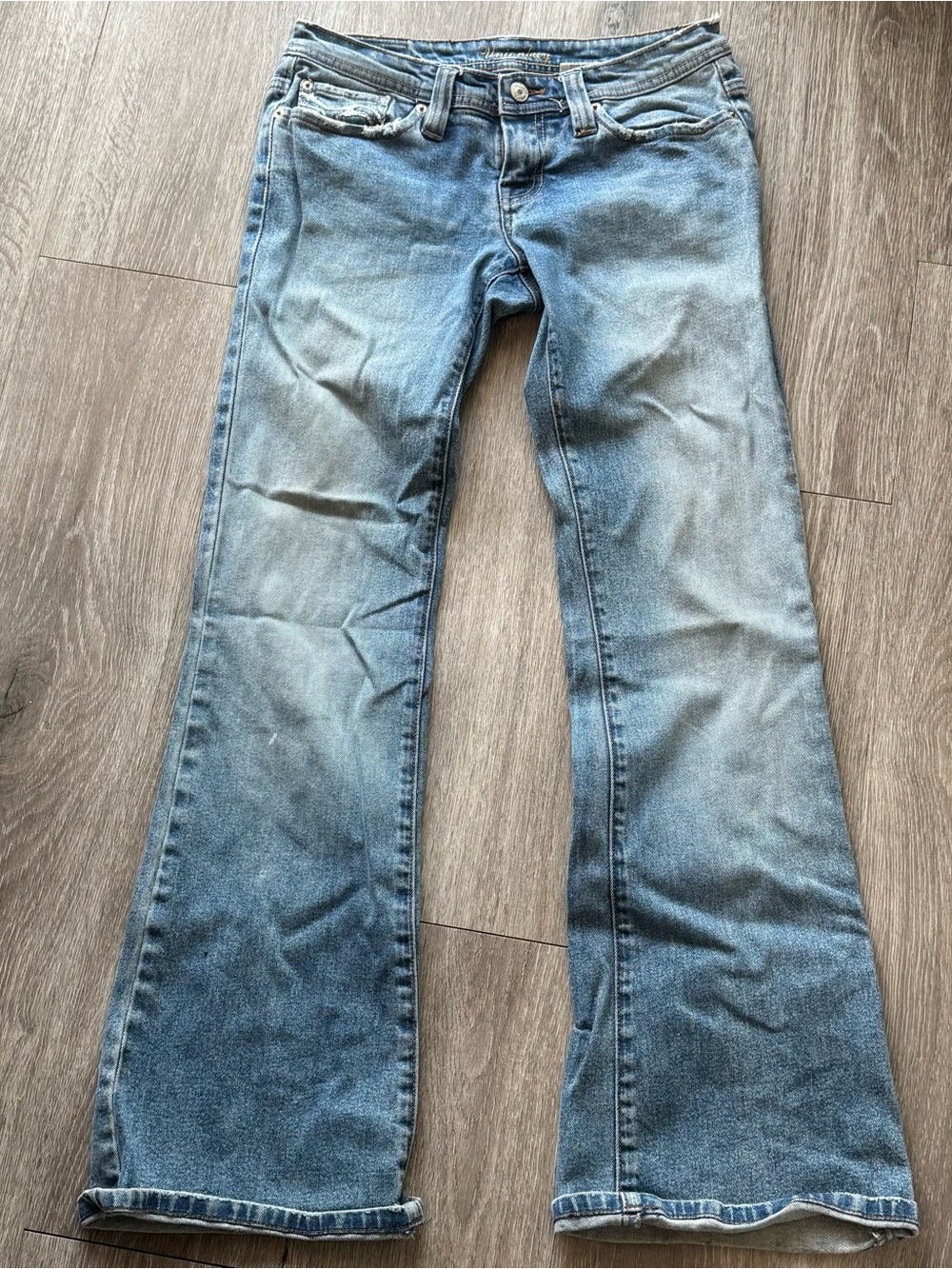 Union Bay Low-Rise Women's Size 3 Light Blue Bootcut Denim Y2K 2000s Jeans